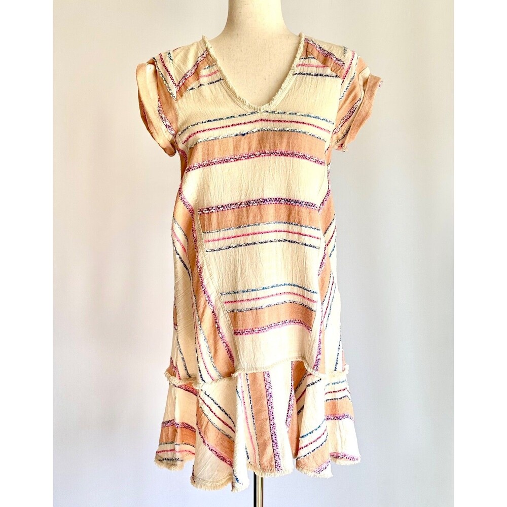 Anthropologie Holding Horses Elira V-Neck Mini Dress, Size XS